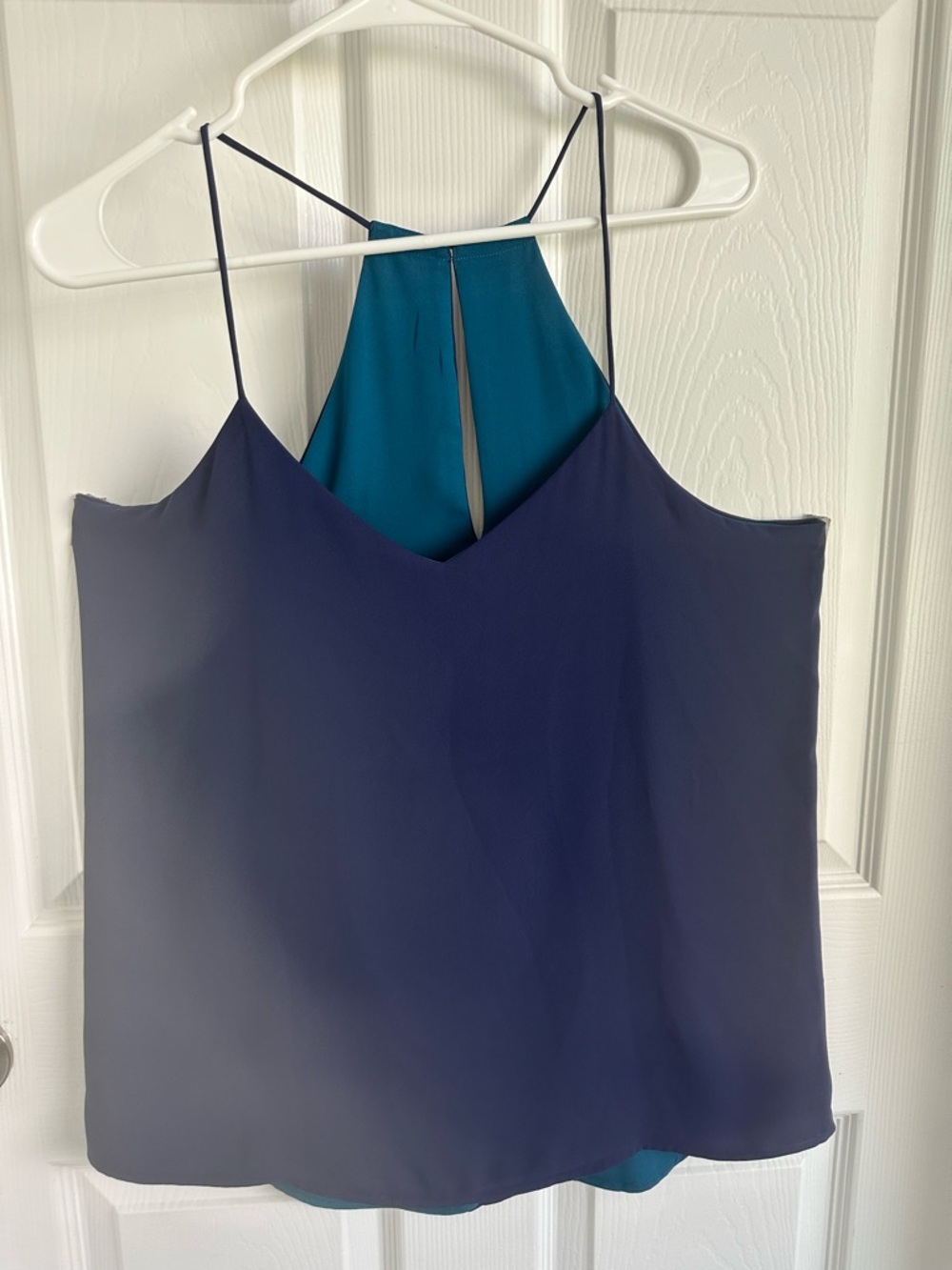 Reversible Navy and Teal Women's Cami Top